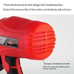 Ηλεκτρικό Πιστόλι Βαφής Ψεκασμού 550W με 3 Εφέ Ψεκασμού CN-3000 Κόκκινο