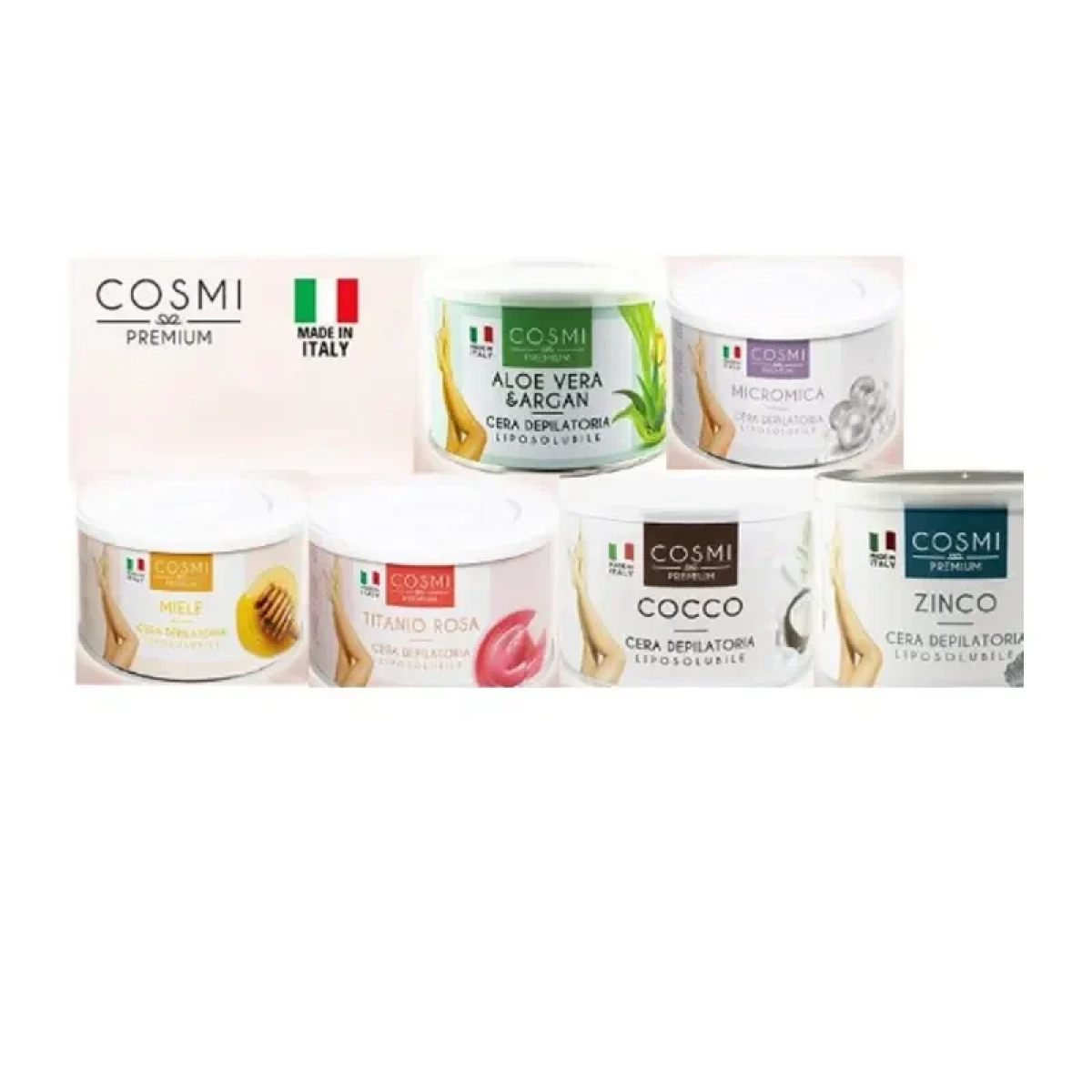 Cosmi Milano Κερί Αποτρίχωσης Υδατοδιαλυτό σε Βάζο 400ml με Μέλι