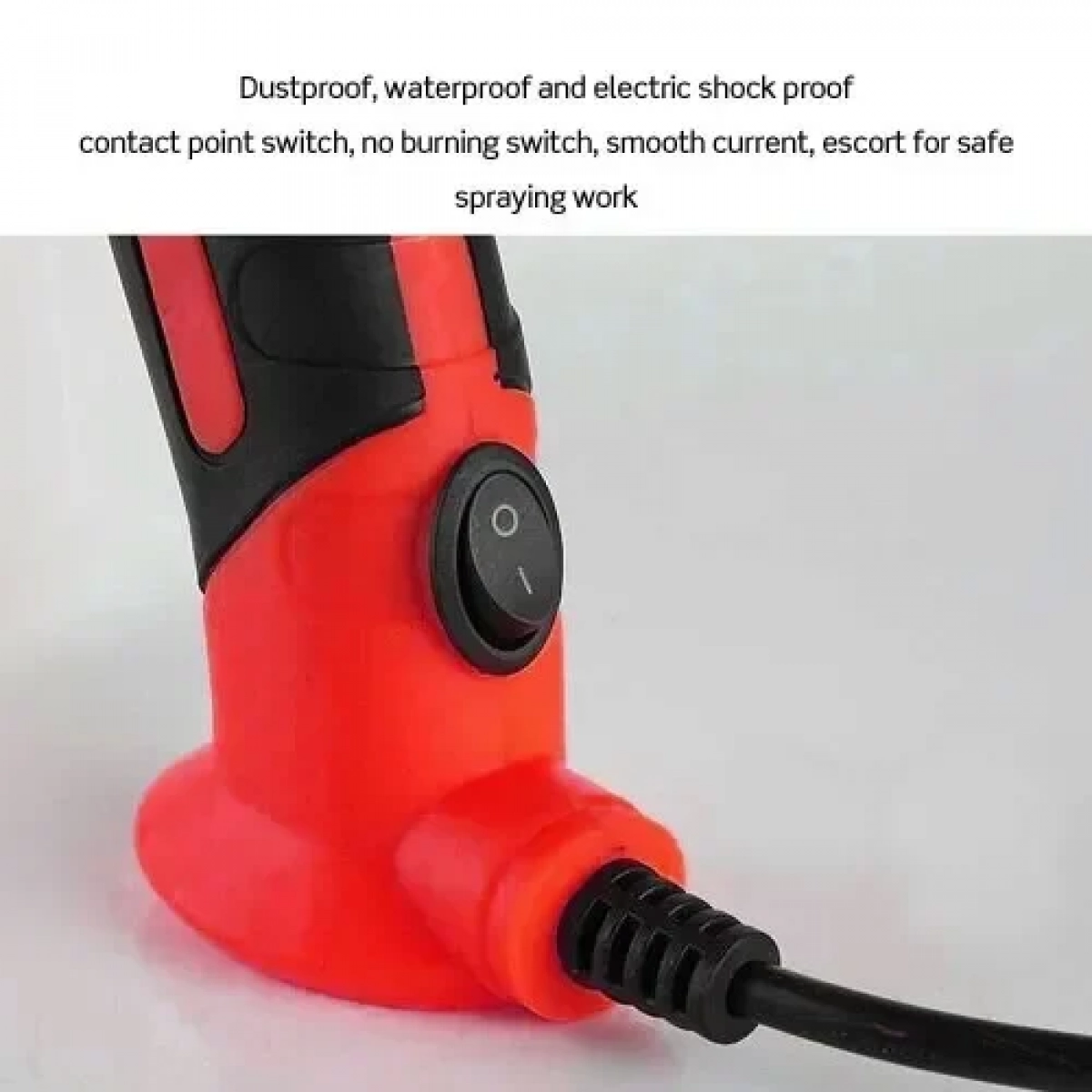 Ηλεκτρικό Πιστόλι Βαφής Ψεκασμού 550W με 3 Εφέ Ψεκασμού CN-3000 Κόκκινο