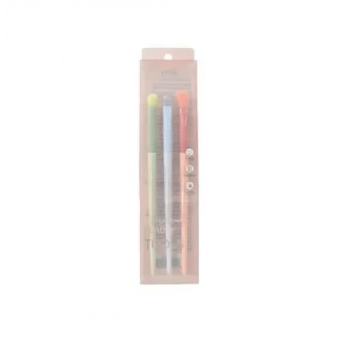 Σετ πινέλα μακιγιάζ 3 τεμάχια 16-16.6cm 81624 - Image 2