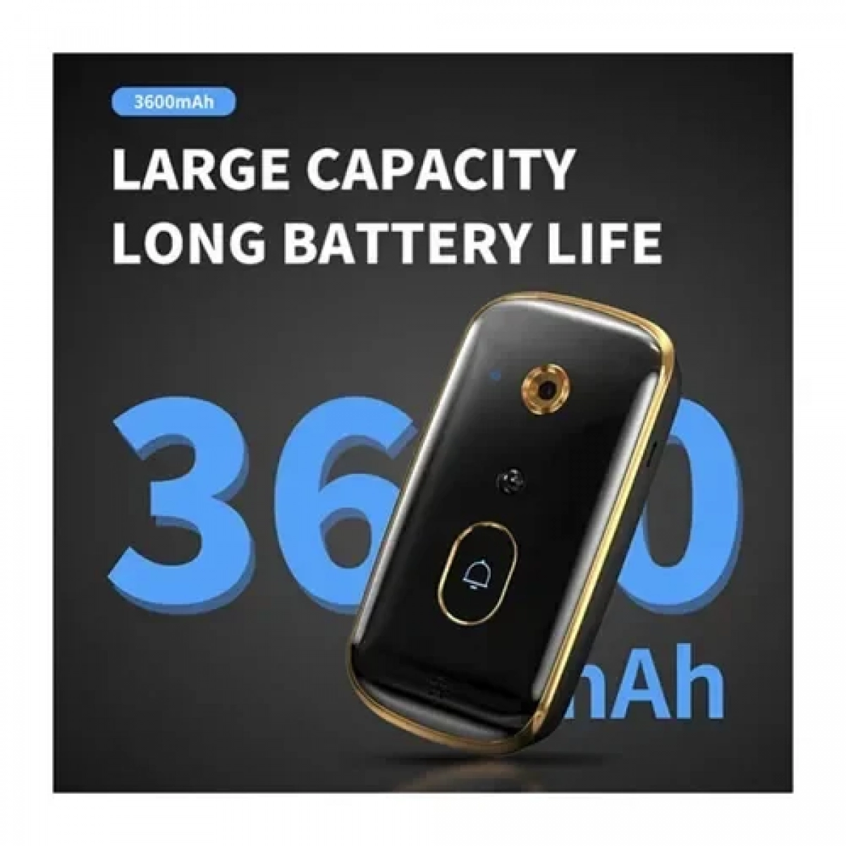 Smart ασύρματο κουδούνι πόρτας με κάμερα και Wi-Fi TS03803 - Image 2