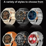 Smartwatch με παλμογράφο και ειδοποίηση κλήσεων TKY-AK59 ασημί - Image 6