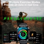 Smartwatch με παλμογράφο και ειδοποίηση κλήσεων TKY-K57 Pro μαύρο - Image 9