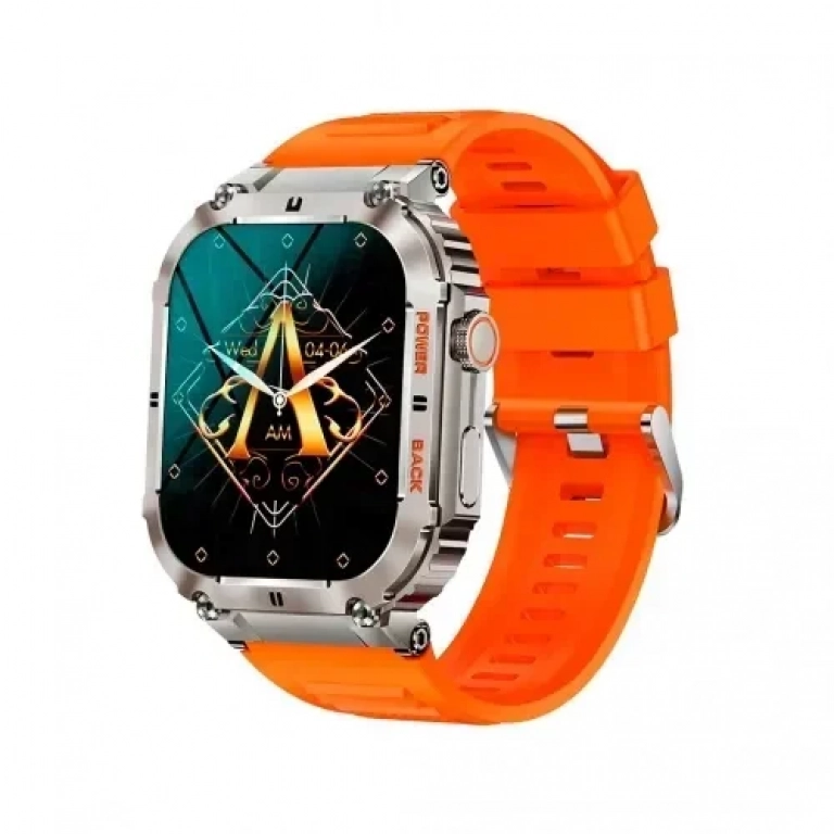 Smartwatch με παλμογράφο και ειδοποίηση κλήσεων TKY-K57 Pro πορτοκαλί