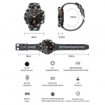 Smartwatch με παλμογράφο και ειδοποίηση κλήσεων TKY-K59 γκρι - Image 2