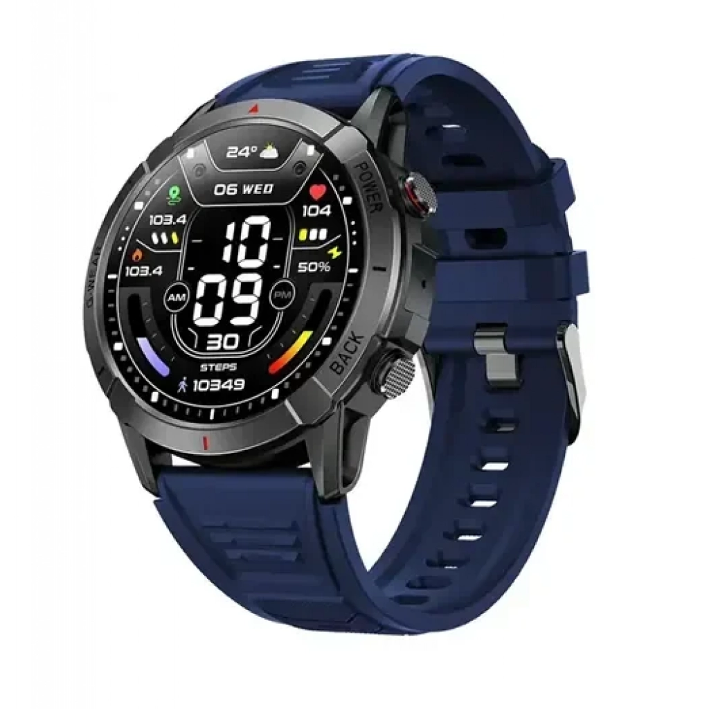 Smartwatch με παλμογράφο και ειδοποίηση κλήσεων TKY-NX10 μπλε