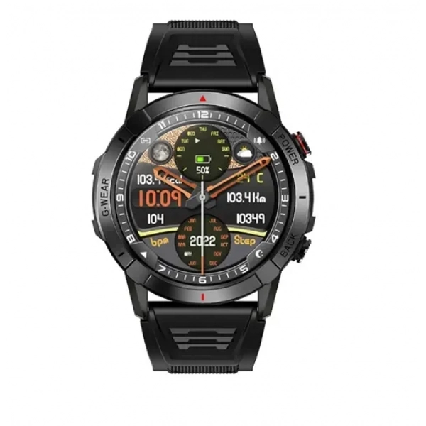 Smartwatch με παλμογράφο και ειδοποίηση κλήσεων TKY-NX10 μαύρο