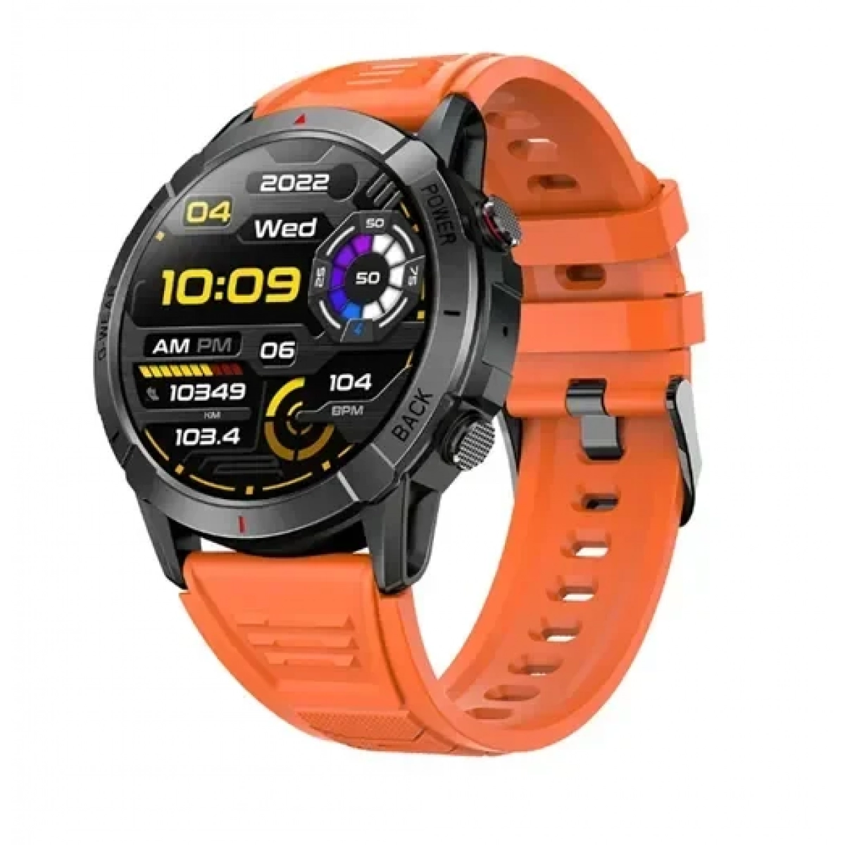 Smartwatch με παλμογράφο και ειδοποίηση κλήσεων TKY-NX10 πορτοκαλί - Image 2