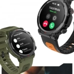 Smartwatch με παλμογράφο και ειδοποίηση μηνυμάτων TKY-S56T desert white - Image 3