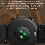 Smartwatch με παλμογράφο και ειδοποίηση μηνυμάτων TKY-S56T desert white - Image 4