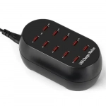 Γρήγορος Φορτιστής USB 10 Θυρών 60W 2.4A/1A Andowl Q-CD12P
