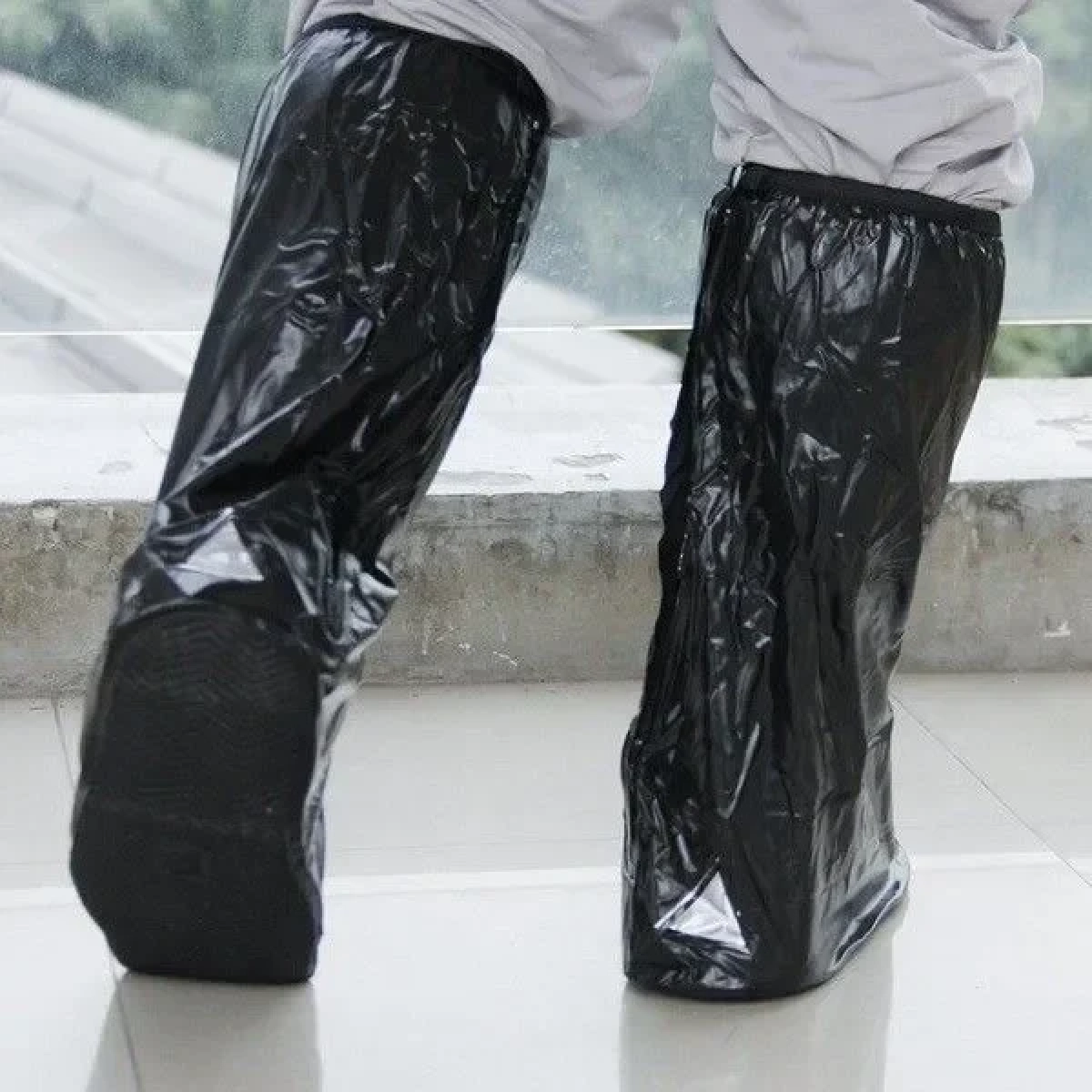 Αδιάβροχες Γκέτες - Καλύμματα παπουτσιών Shoe Cover σε Μαύρο Χρώμα