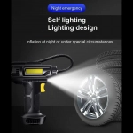 Ενσύρματη Αντλία Αέρα Αυτοκινήτου 120W με Φως LED