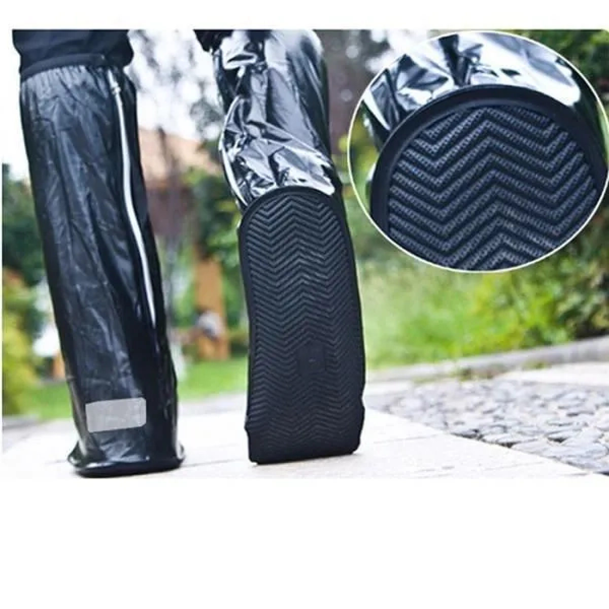 Αδιάβροχες Γκέτες - Καλύμματα παπουτσιών Shoe Cover σε Μαύρο Χρώμα