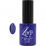 Ημιμόνιμο Βερνίκι Νυχιών no. 98 Smalto Gel Soak Off UV&LED 10ml Lory Milano Μωβ με Χρυσόσκονη