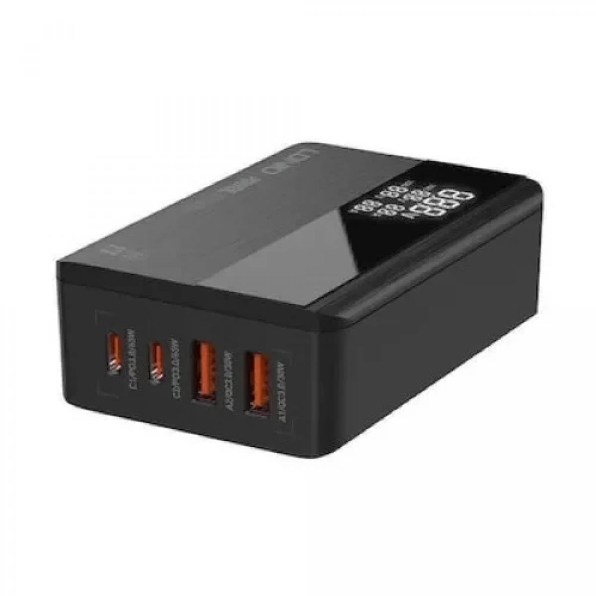 Βάση Φόρτισης με 2 Θύρες USB-A και 2 Θύρες USB-C 65W Power Delivery σε Μαύρο χρώμα Ldnio A4808Q