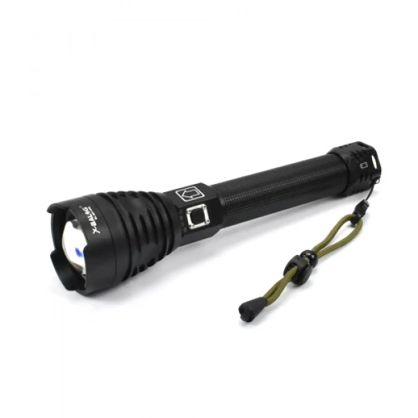 Φακός LED Αλουμινίου Λευκού Φωτισμού X-Balog BL-601-P90 – Μαύρο