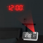 Ρολόι Προβολής Ώρας LED με Επιφάνεια Καθρέφτη SDS-23406 Λευκό