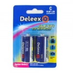 Carbon Μπαταρίες C R14P 2τμχ 1.5V Deleex 23743