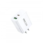 Remax RP-U122 Φορτιστής Χωρίς Καλώδιο με Θύρα USB-A και Θύρα USB-C 33W Λευκός