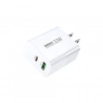 Remax RP-U122 Φορτιστής Χωρίς Καλώδιο με Θύρα USB-A και Θύρα USB-C 33W Λευκός