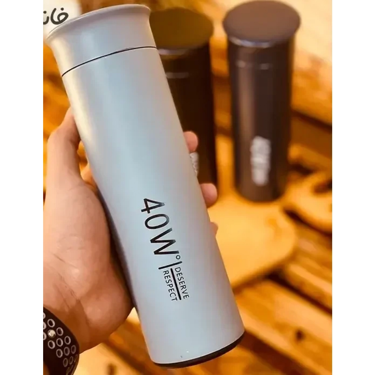 Παγούρι Θερμός 450ml από ανοξείδωτο ατσάλι KDFE-6230 Γκρι