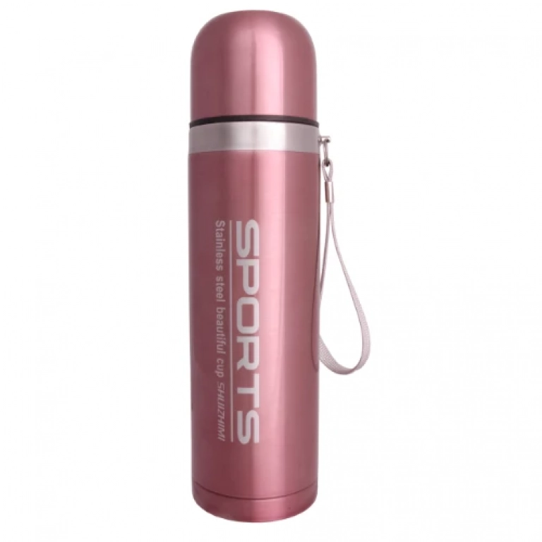 Παγούρι Θερμός 350ml SPORTS από ανοξείδωτο ατσάλι 8167 Ροζ