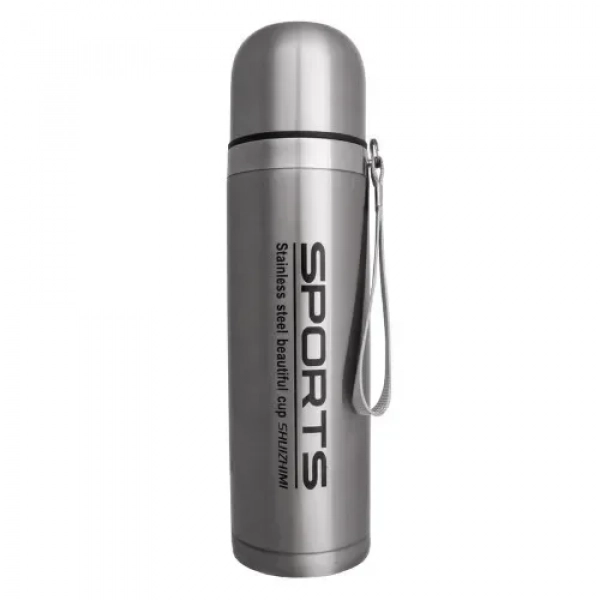 Παγούρι Θερμός 350ml SPORTS από ανοξείδωτο ατσάλι 8167 Ασημί