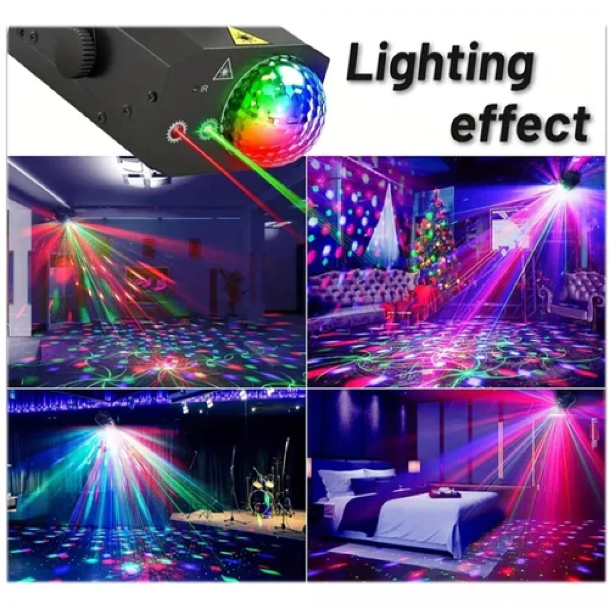Φωτιστικό LED RGB 16 μοτίβων Laser Magic Ball 5W με Τηλεχειριστήριο 048-5