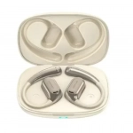 Awei TZ8 OWS Ασύρματα Ακουστικά V5.3 Bluetooth Open Earhooks με Mic Hifi Bass σε Μπεζ χρώμα