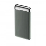 Remax RPP-625 Power Bank 10000mAh 15W με 2 Θύρες USB-A και Θύρα USB-C Power Delivery Γκρι