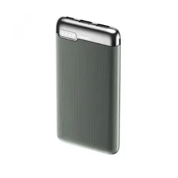 Remax RPP-625 Power Bank 10000mAh 15W με 2 Θύρες USB-A και Θύρα USB-C Power Delivery Γκρι