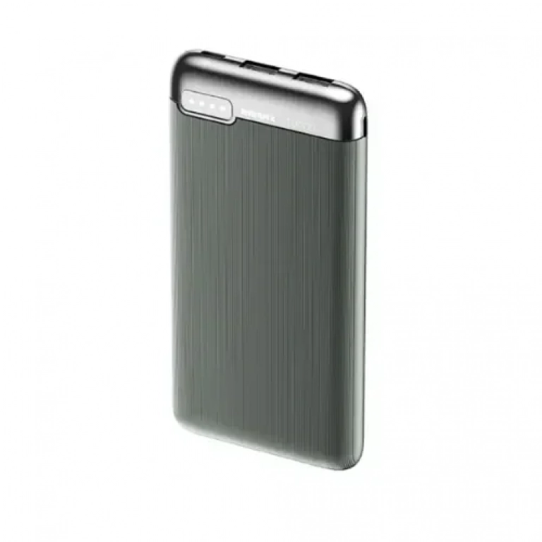 Remax RPP-625 Power Bank 10000mAh 15W με 2 Θύρες USB-A και Θύρα USB-C Power Delivery Γκρι