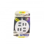 Andowl USB 2.0 HI-SPEED Hub 8 Θυρών Με Καλώδιο 60cm Q-HU800 Λευκό