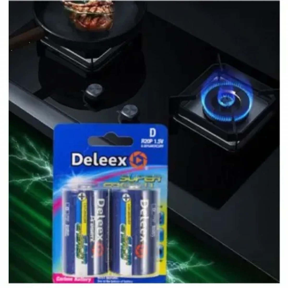 Carbon Μπαταρίες D R20P 2τμχ 1.5V Deleex 23742