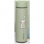 Παγούρι Θερμός 450ml από ανοξείδωτο ατσάλι Feeling DIY Graphics M-6201W Πράσινο