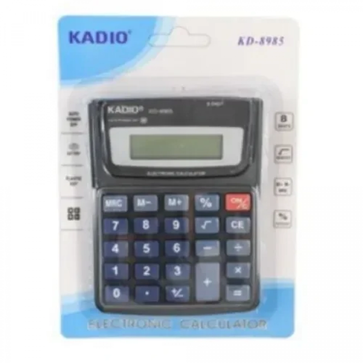 Kadio Αριθμομηχανή – Κομπιουτεράκι 8 ψηφίων KADIO KD-8985
