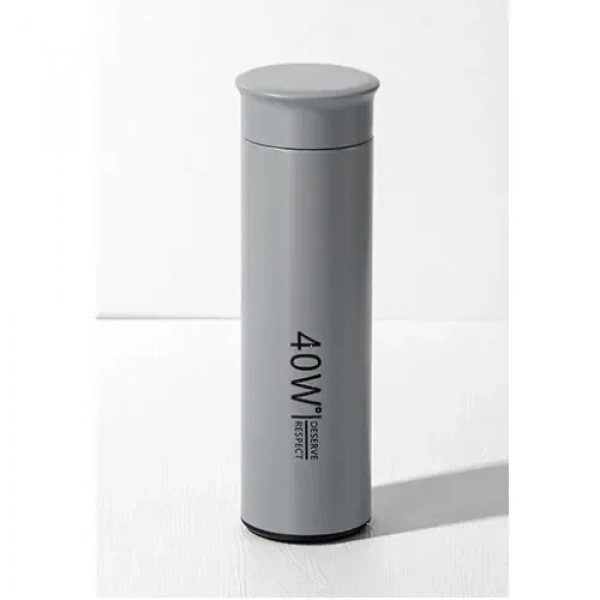 Παγούρι Θερμός 450ml από ανοξείδωτο ατσάλι KDFE-6230 Γκρι