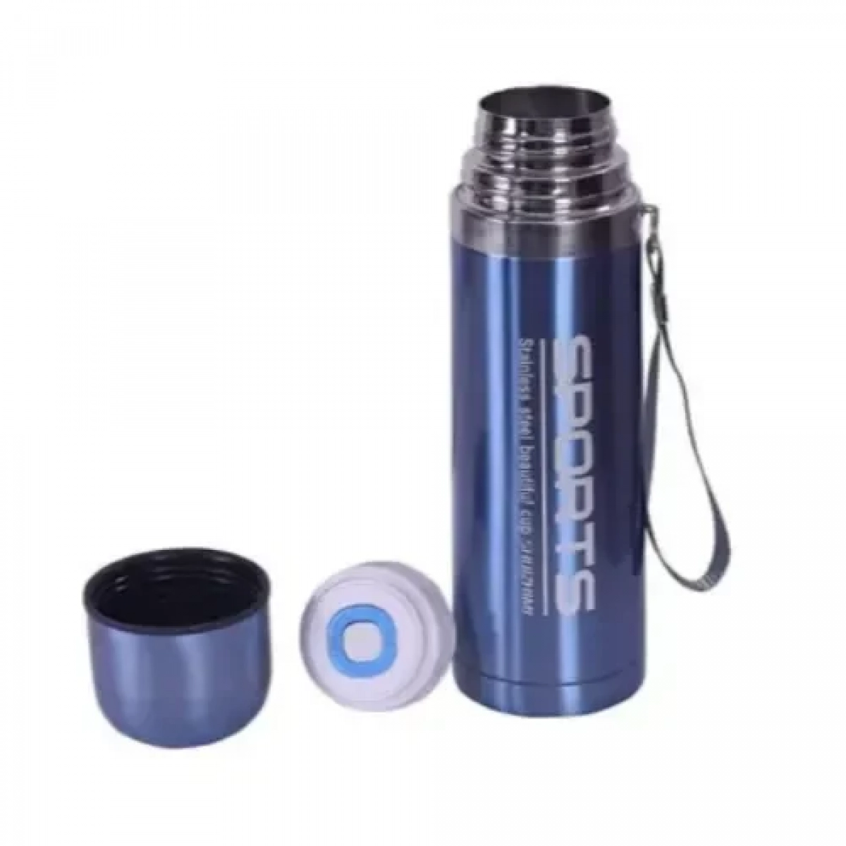 Παγούρι Θερμός 350ml SPORTS από ανοξείδωτο ατσάλι 8167 Μπλε