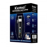 Επαναφορτιζόμενη Κουρευτική Μηχανή Kemei KM-2850+PG Μαύρο