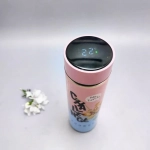 Παγούρι Θερμός 500ml από ανοξείδωτο ατσάλι με Ψηφιακή Ένδειξη Θερμοκρασίας JW-6005