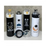 Παγούρι Θερμός 500ml από ανοξείδωτο ατσάλι με Καλαμάκι και Κλειδαριά ασφαλείας H-BW-1264
