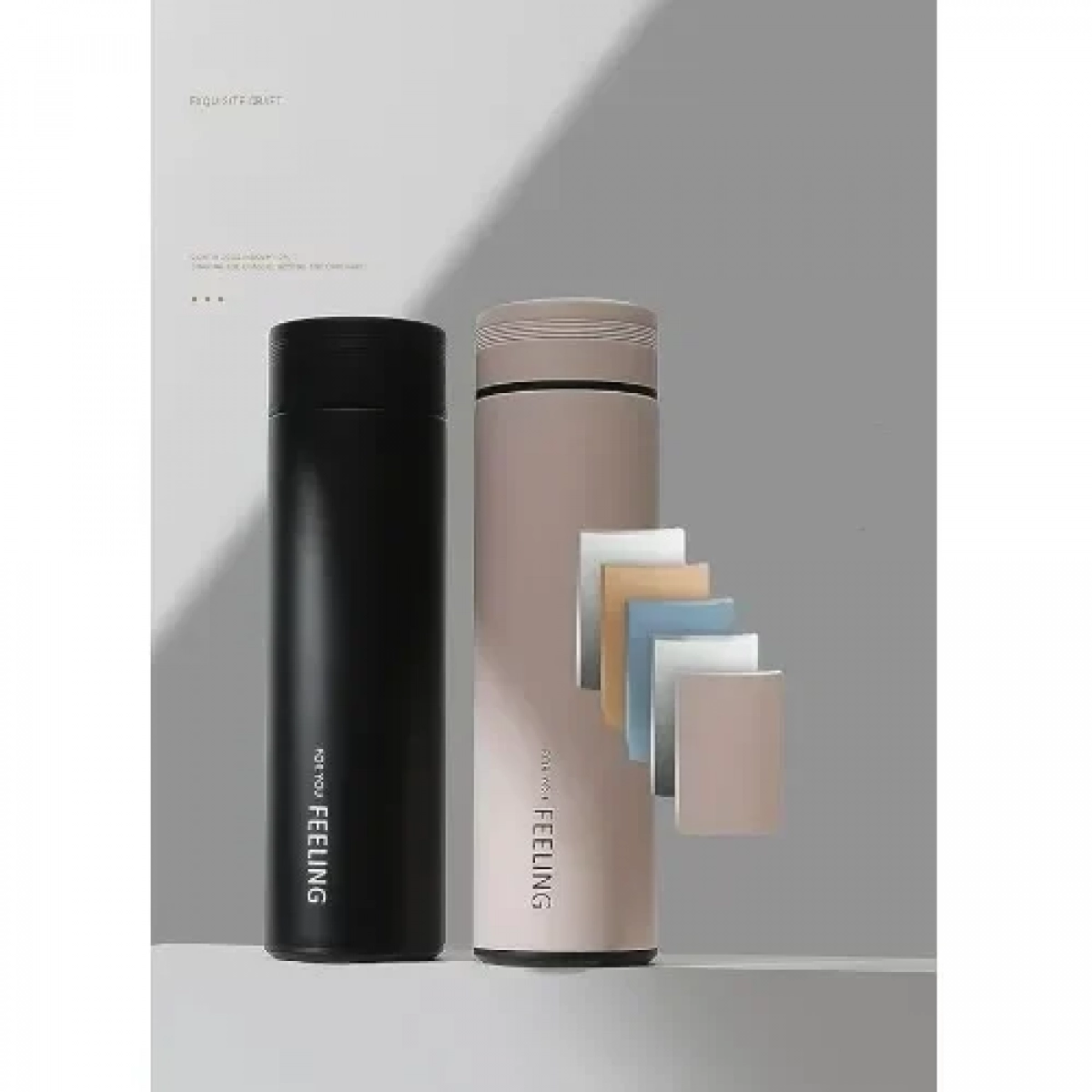 Παγούρι Θερμός 450ml από ανοξείδωτο ατσάλι Feeling DIY Graphics M-6201W