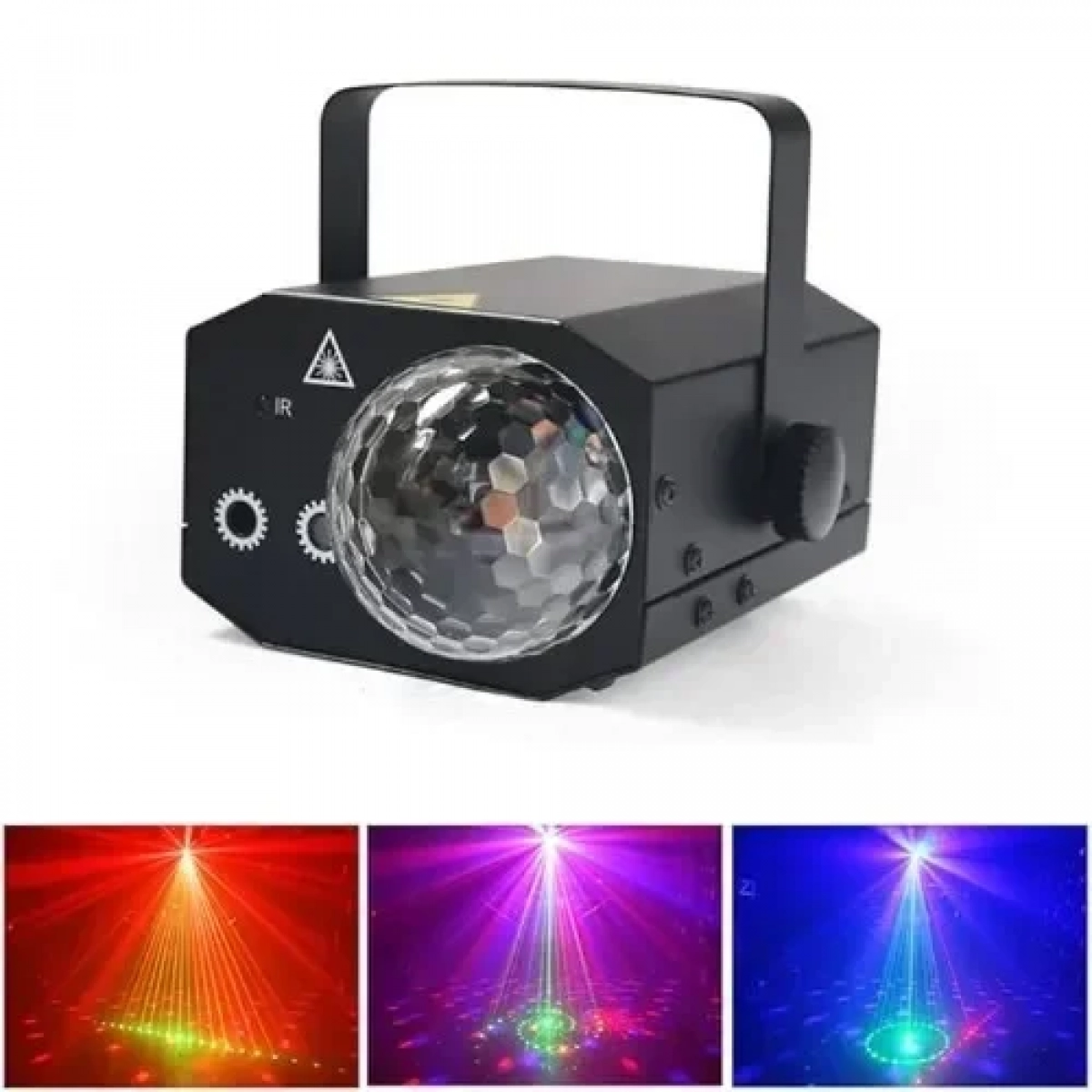 Φωτιστικό LED RGB 16 μοτίβων Laser Magic Ball 5W με Τηλεχειριστήριο 048-5