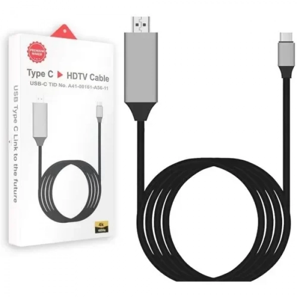 Καλώδιο Type-C Adapter Cable HDTV Adapter Cable 4K - Μαύρο