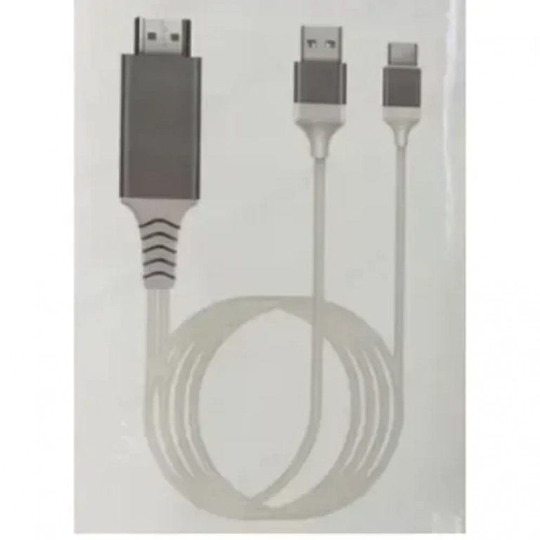 Καλώδιο Type-C Adapter Cable HDTV Adapter Cable 4K - Λευκό