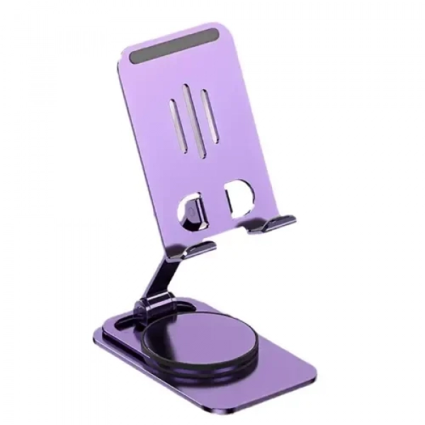 Μεταλλική βάση κινητού τηλεφώνου Περιστρεφόμενη 360° Andowl Q-ZJ555 Μωβ