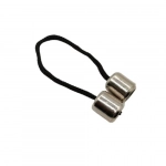 Μπεγλέρι μαύρο με χάντρες nikel 7γρ