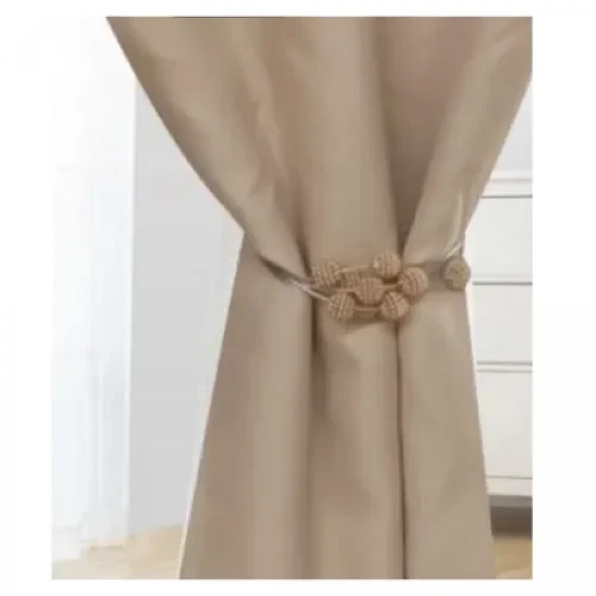 Δέστρα Κουρτίνας με Κορδόνι από Μέταλλο