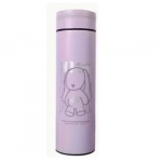 Παγούρι Θερμός 450ml από ανοξείδωτο ατσάλι με σχέδιο αρκουδάκι M-6420W Μωβ